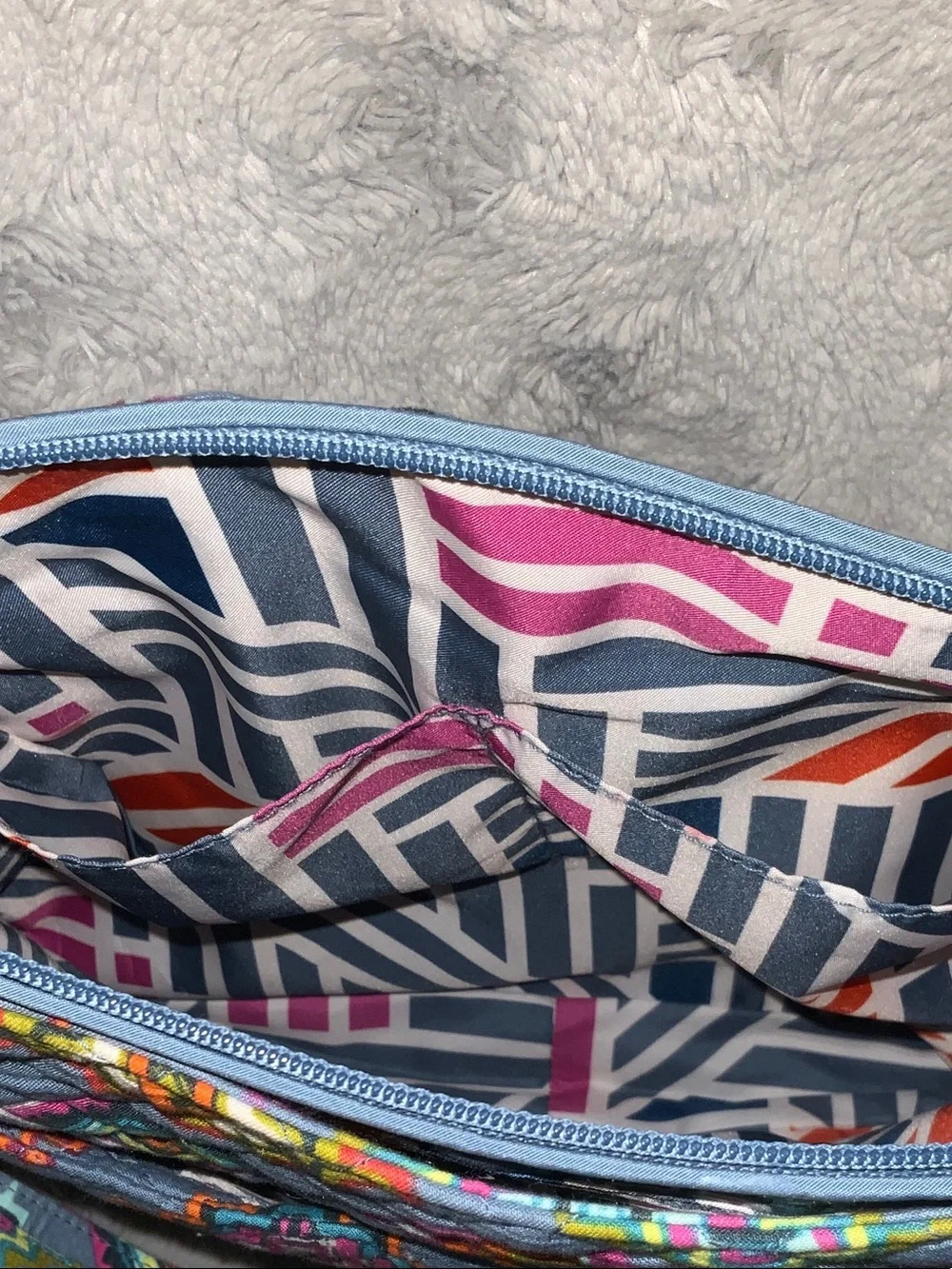 Vera Bradley Quilted  Pattern Crossbody Bag&wallet - Picture 8 of 16